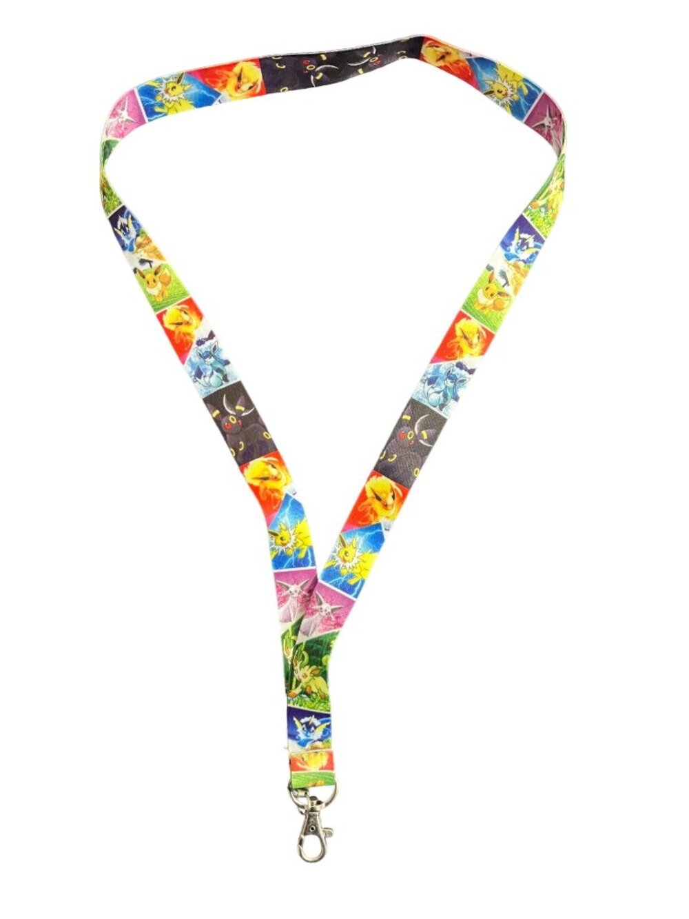 Pokemon Eerie Multicolor Keychain Lanyard